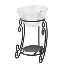 Eleganter Glas- und Eisen-Diffusor für ätherische Öle – 80 ml, 7,88,812,6 cm
