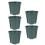5St Ademend Plastic Plantenpot Root Control Voor 4