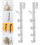2Pcs ABS White Over Door Hanger Multi-Function Nail-Free Coat Hook 5