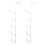2Pcs ABS White Over Door Hanger Multi-Function Nail-Free Coat Hook 6