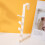 2Pcs ABS White Over Door Hanger Multi-Function Nail-Free Coat Hook 9