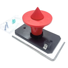 Magnetischer Messer-Organizer zur Wandmontage, Balancer-Rot