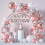 Rose Gold Happy Birthday Balloons Kit 1