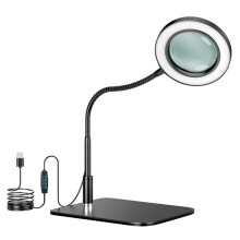 Professionelle Vergrößerungsleuchte mit 45 cm flexiblem Hals-20X