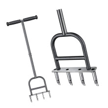 Heavy Duty Metal Lawn Aerator For Garden Soil Aeration And-4