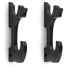 Sword Wall Mount 2/set 1-tier Padded Hook Katana Holder Adjustable Display Hanger for Samurai Sword-L