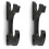 Sword Wall Mount 2/set 1-tier Padded Hook Katana Holder Adjustable Display Hanger for Samurai Sword-L 1