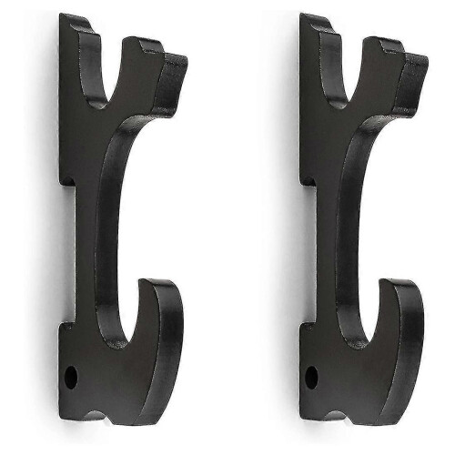 Sword Wall Mount 2/set 1-tier Padded Hook Katana Holder Adjustable Display Hanger for Samurai Sword-L