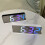 Small Digital Alarm Clock with Mirror Surface, Large LED Display, Adjustable Brightness & Snooze – White Digits 5