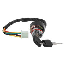 ATV Ignition Switch 9 Hole 6 Wires with 2 Keys for Chinese 50cc 125cc Go Kart