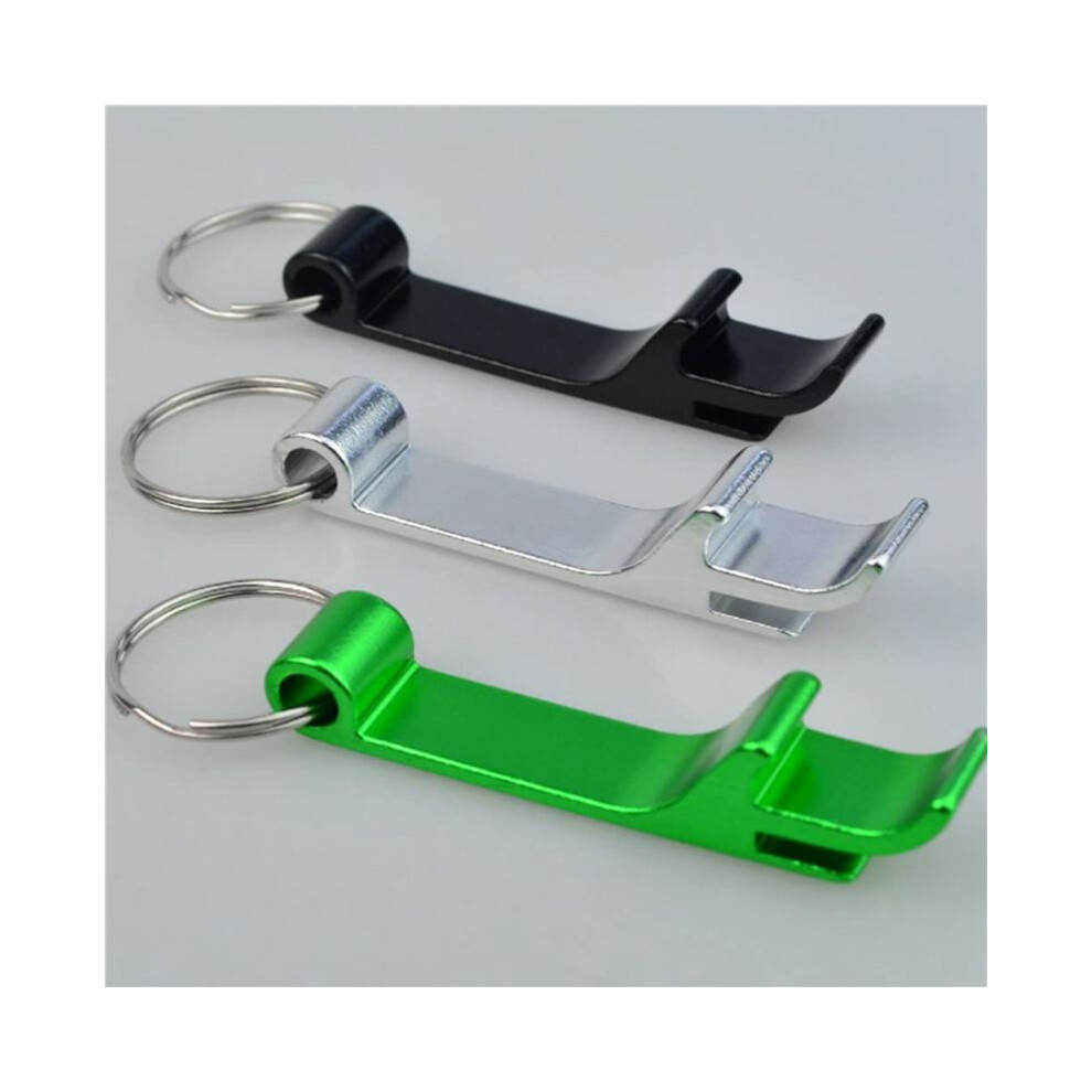 200Pcs 8 Color Metal Bottle Opener, Split Key Ring Chain Keychain Bulk Aluminum Pocket Claw Bar Soda Beer Bottle Opener 6033600639466