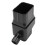 Rainwater Collection System Easy Installation Efficient Rain Barrel Diverter Kit for Downspout Black 2