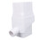 Rainwater Collection System Easy Installation Efficient Rain Barrel Diverter Kit for Downspout White 2