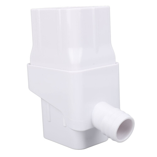 Rainwater Collection System Easy Installation Efficient Rain Barrel Diverter Kit for Downspout White 2