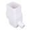 Rainwater Collection System Easy Installation Efficient Rain Barrel Diverter Kit for Downspout White 4