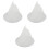 3Pcs Reusable White Nylon Filter Bag Fine Mesh Kitchen Tool 3