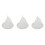 3Pcs Reusable White Nylon Filter Bag Fine Mesh Kitchen Tool 4
