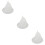 3Pcs Reusable White Nylon Filter Bag Fine Mesh Kitchen Tool 9