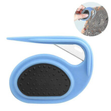 Pet Comb, Dog Comb, Dog Grooming, Knotting Knife, Cat Knotting, Combing, Foot Hair Knife, Dead Knot, Hair Cutting Knife--blue
