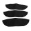 Conjunto de 3 Forros de Feltro para Vasos de Plantas Suspensos, em Tecido Preto, 76,1 cm/30 polegadas 5