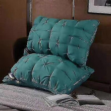 (Green) Luxury Hotel Quality Soft And Fluffy Pillows Relieve Neck Pain And Adjustable Ergonomics