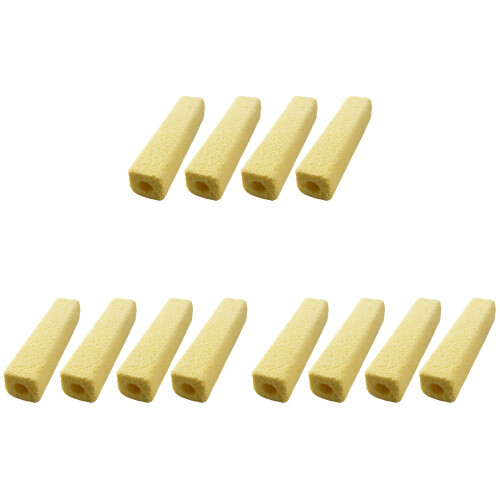 12 Pcs Fish Tank Filter Activated Carbon Water Purify Tool Yellow 1