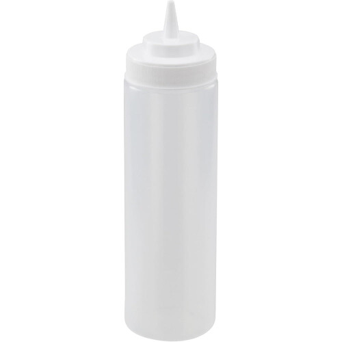 Plastic 24 Ounce 6-Pack Squeezable Condiment Dispensers
