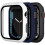Συμβατή με θήκη XiHAMA για Apple Watch για SE/6/5/4 + Προστατευτικό οθόνης, λεπτό κάλυμμα 1