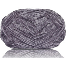 100g Soft Chenille Yarn (Rose Red) for Crochet, Knitting & DIY Crafts – Compatible with All Hooks/Needles