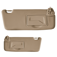 Right Passenger Side Sun Visor For Hyundai I30 I30CW 2008 2009 2010 2011 With Vanity Mirror Replacement OEM 85201-2L020 85202-2L020-beige
