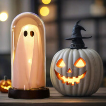 Halloween Light Ghost Night Lights Indoor Decorations, Spooky Ghost LED Lights Decorative Lights for Bedroom Party Props