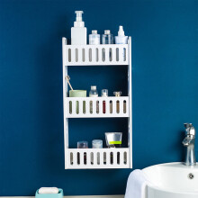 Floating Shelves Storage 3 Tier Wall Mounted Bathroom Organizer For Shower for Bathroom