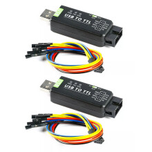 1/2pc 3.3/5V FT232RL Industrial USB to TTL Serial Communication Module Converter