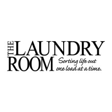 The Laundry Room Vinyl Decal Art Wall Sticker DIY Home Room Decor for Home Decor