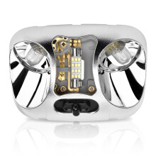 Tionól Lampa Léarscáile LED le Clúdach F37Z13776B Oiriúnach do Ford Ranger 1993-2004 Solas Díon Lasmuigh Intí Solas Cruinneacháin Lampa