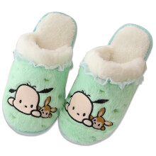 Anime Hanton Pochacco Cinnamoroll Söpöt Pehmolelut Avoimet Lattiatossut Sisäkengät Pörröiset Tohvelit Kumipohjalla Naisille