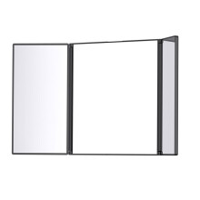 Miroir réglable, miroir pliable en 3 positions, miroir pliable compact et facile à transporter