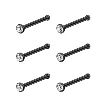 20g kristályos orrpiercing orrcsont/L alakú/orrcsavaros orrlyuk piercing