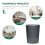 1Decoratieve Groene Afvalcontainer Bloemenvaas 8