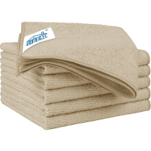 Lot de 12 chiffons de nettoyage en microfibre 31,75 cm x 31,75 cm, ultra-absorbants, non pelucheux, sans traces, pour voiture, cuisine, fenĂŞtres