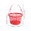 10St Rode Multi-Inzetbare Plastic Mand Voor Fruitplukken Thuis 2