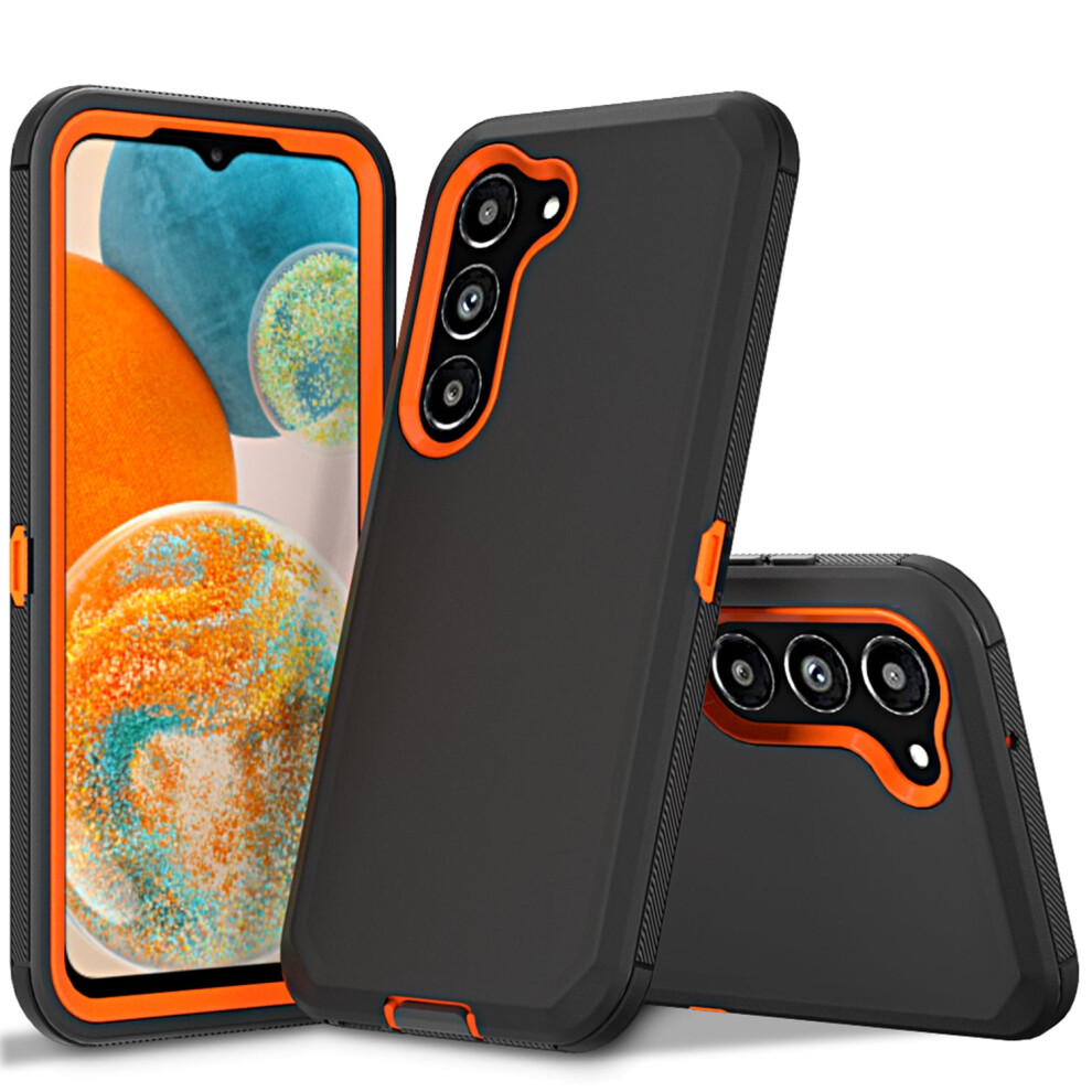 Aggxpf Compatible With Samsung Galaxy S23 Plus Case, Military-Grade Drop Protection Shockproof Protective Phone Case For 6.6" Galaxy S23 Plus, Orange 9028731082837