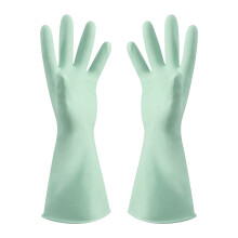 Wiederverwendbare Küchenspülhandschuhe (2 Paar) – latexfrei, baumwollgefüttert, wasserdicht, rutschfest, 3 Größen, geeignet für