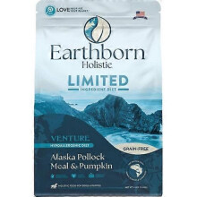 Earthborn Earthborn Holistic Venture Lid Grain Free Dog Food, 4 Lbs,Pollock/Pumpkin