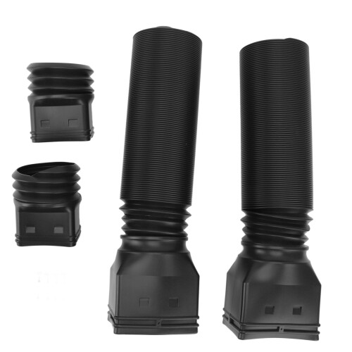 Extensor de Calha Pluvial Flexível e Universal, Conector de Drenagem Extensível de 50 cm a 74 cm, Preto 2