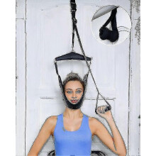 Cervical Neck Traction, Portable Home Neck Traction Device Neck Stretcher for Spinal Neck Pain Relief FLT