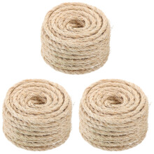 3Rouleaux De Sisal Beige Résistante Pour Scratcher Chat