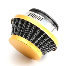 44mm Motorcycle Air Filter for 47/49cc Pocket Bike Dirt Bike Carburetor Cleaner Gold