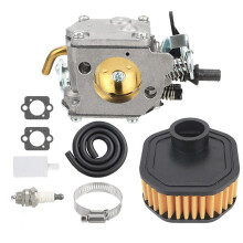 503281219 Chainsaw Carburetor & Air Filter Kit for 394 XP Walbro WJ-70-1 Chainsaw Carburetor Parts