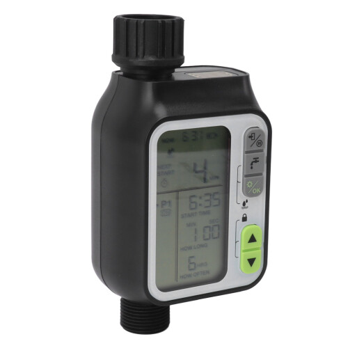 Water Timer Rain Delay Manual Watering Automatic Irrigation Controller System Programmable Sprinkler Timer for Hose 1